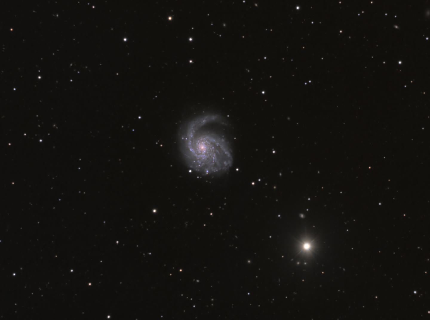 M99 Pin-wheel Nebula