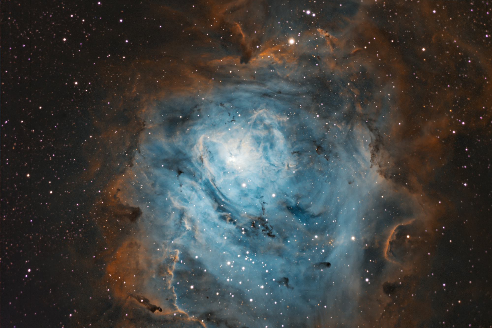 M8 Lagoon Nebula SHO