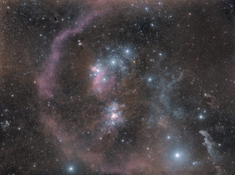 Wide field Orion nebula